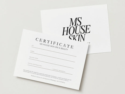 Certificado de Regalo MS HOUSE SKIN